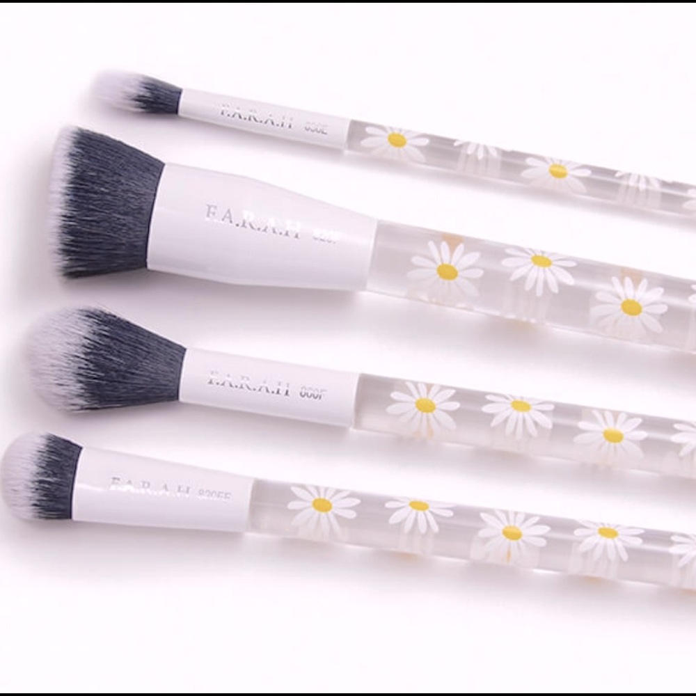 Brand new set of four F-A-R-A-H BEAUTY BRUSHES. NEW IN PACKAGE!